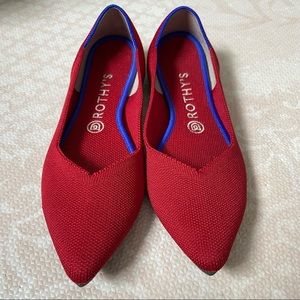 Rothy’s Chili Red Point size 8.5